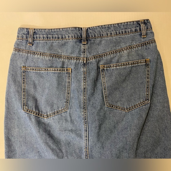 Dazy denim jean midi skirt size XL - Picture 4 of 7